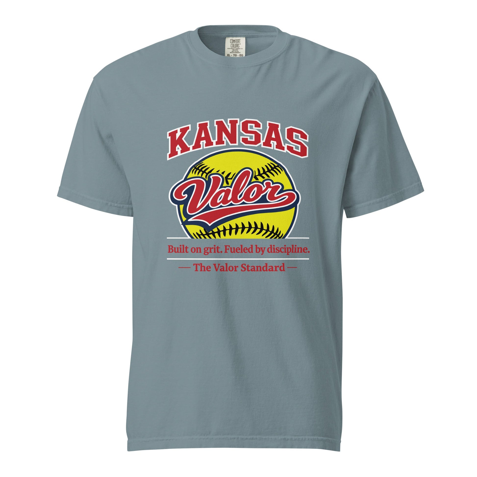 Signature | Comfort Colors T-Shirt | Kansas Valor Fan Gear | The Standard Logo