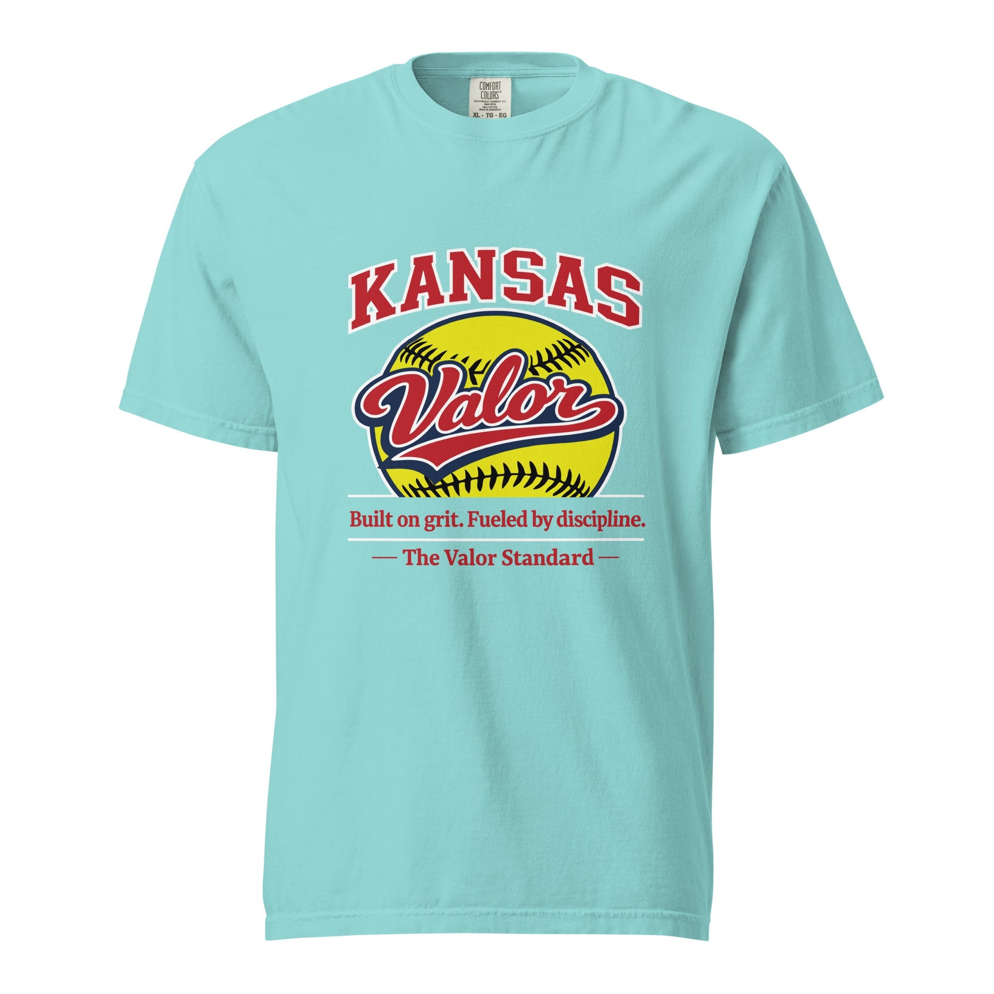 Signature | Comfort Colors T-Shirt | Kansas Valor Fan Gear | The Standard Logo