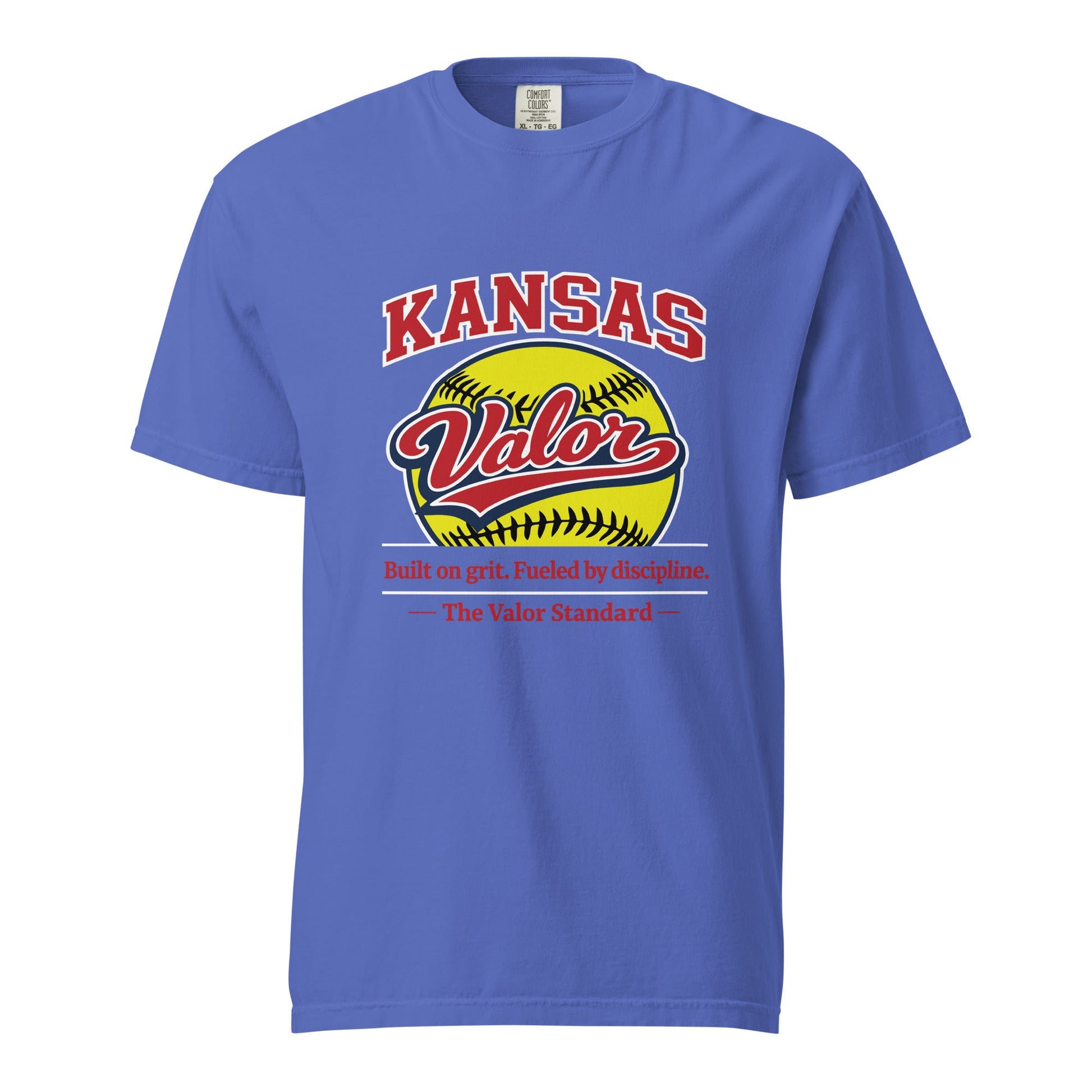 Signature | Comfort Colors T-Shirt | Kansas Valor Fan Gear | The Standard Logo