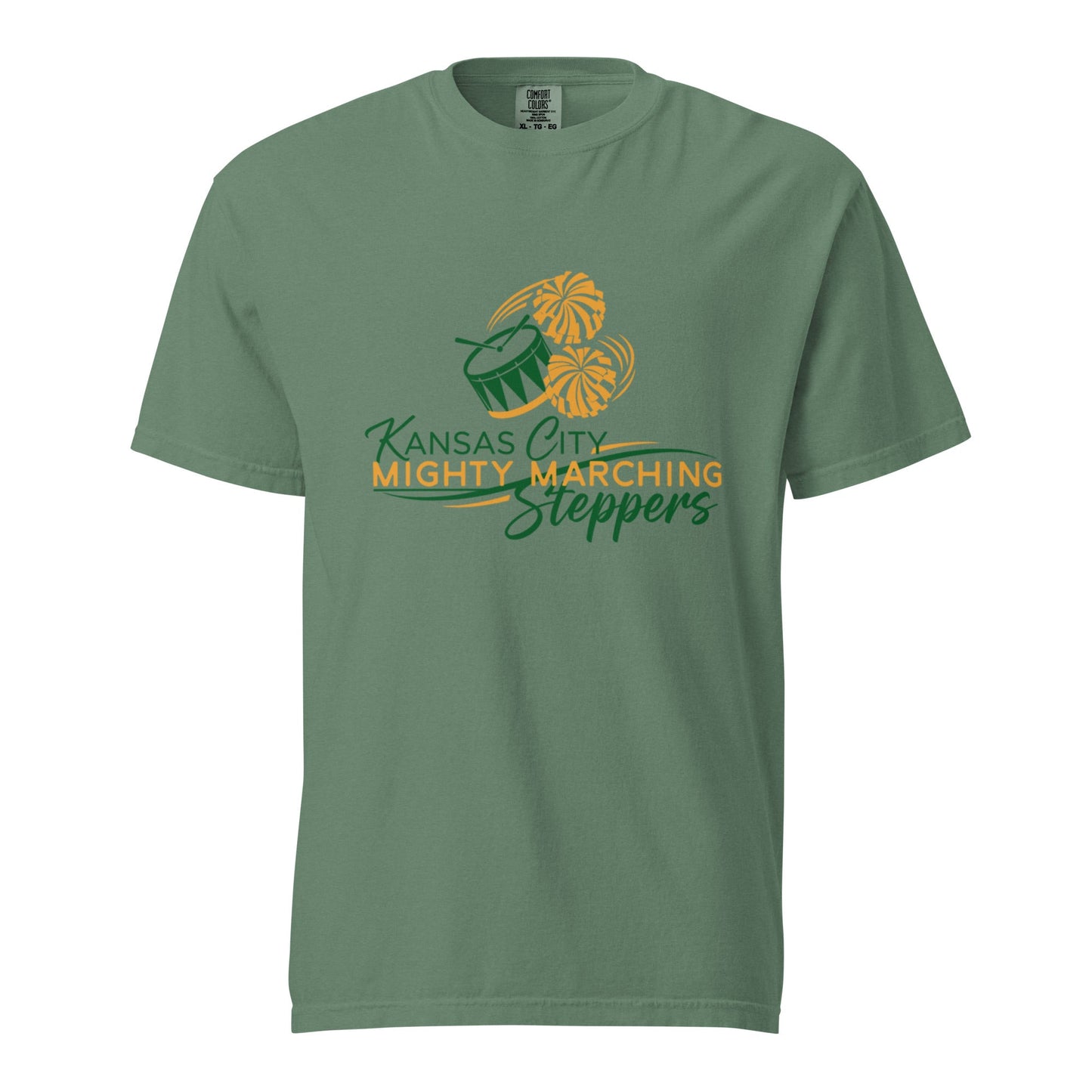 Signature | Comfort Colors T-Shirt | KC Mighty Marching Steppers | Script Logo