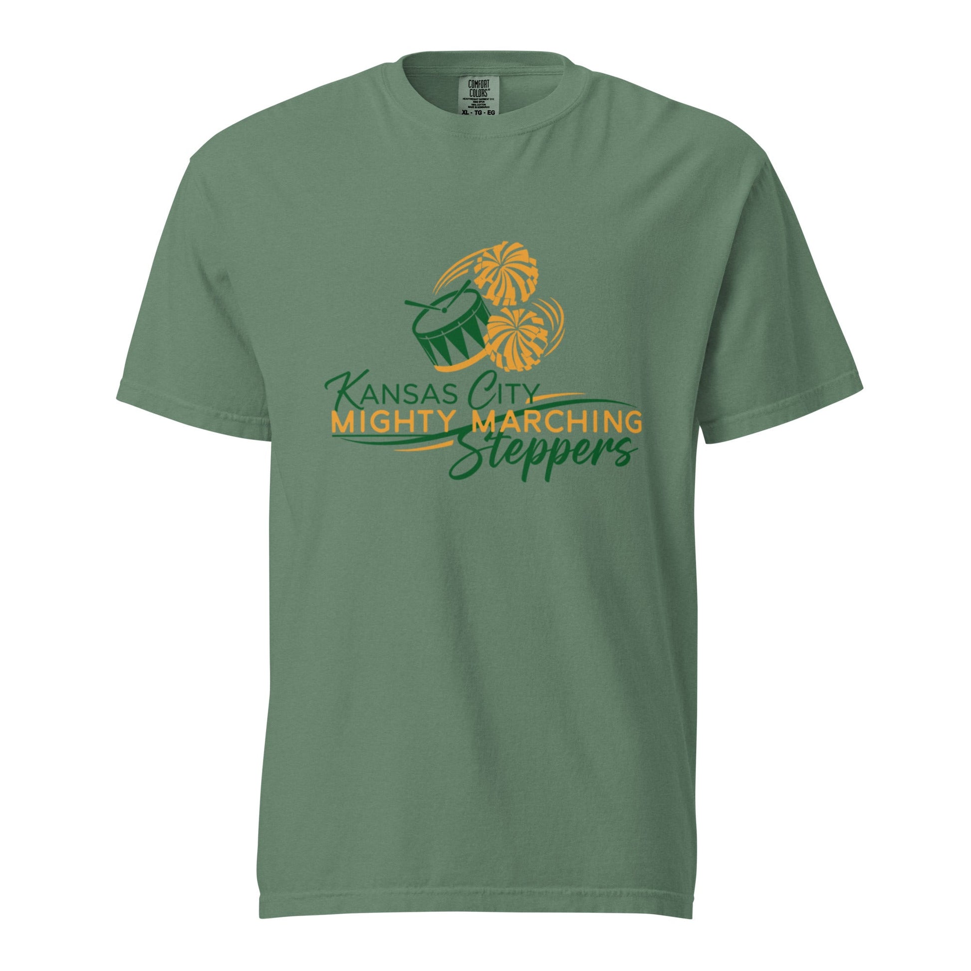 Signature | Comfort Colors T-Shirt | KC Mighty Marching Steppers | Script Logo