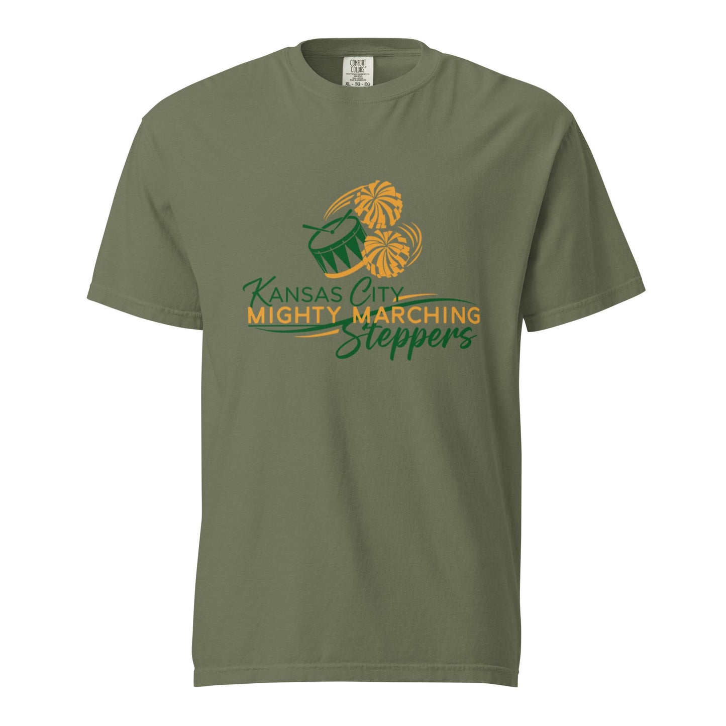 Signature | Comfort Colors T-Shirt | KC Mighty Marching Steppers | Script Logo