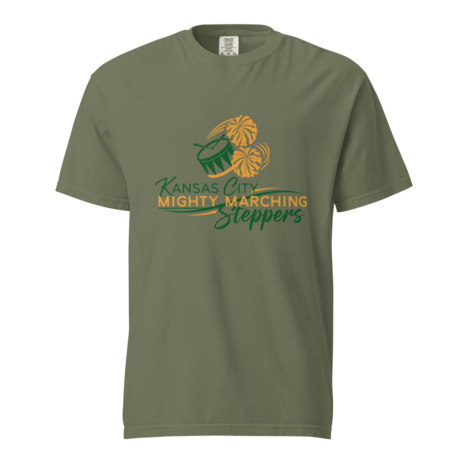 Signature | Comfort Colors T-Shirt | KC Mighty Marching Steppers | Script Logo