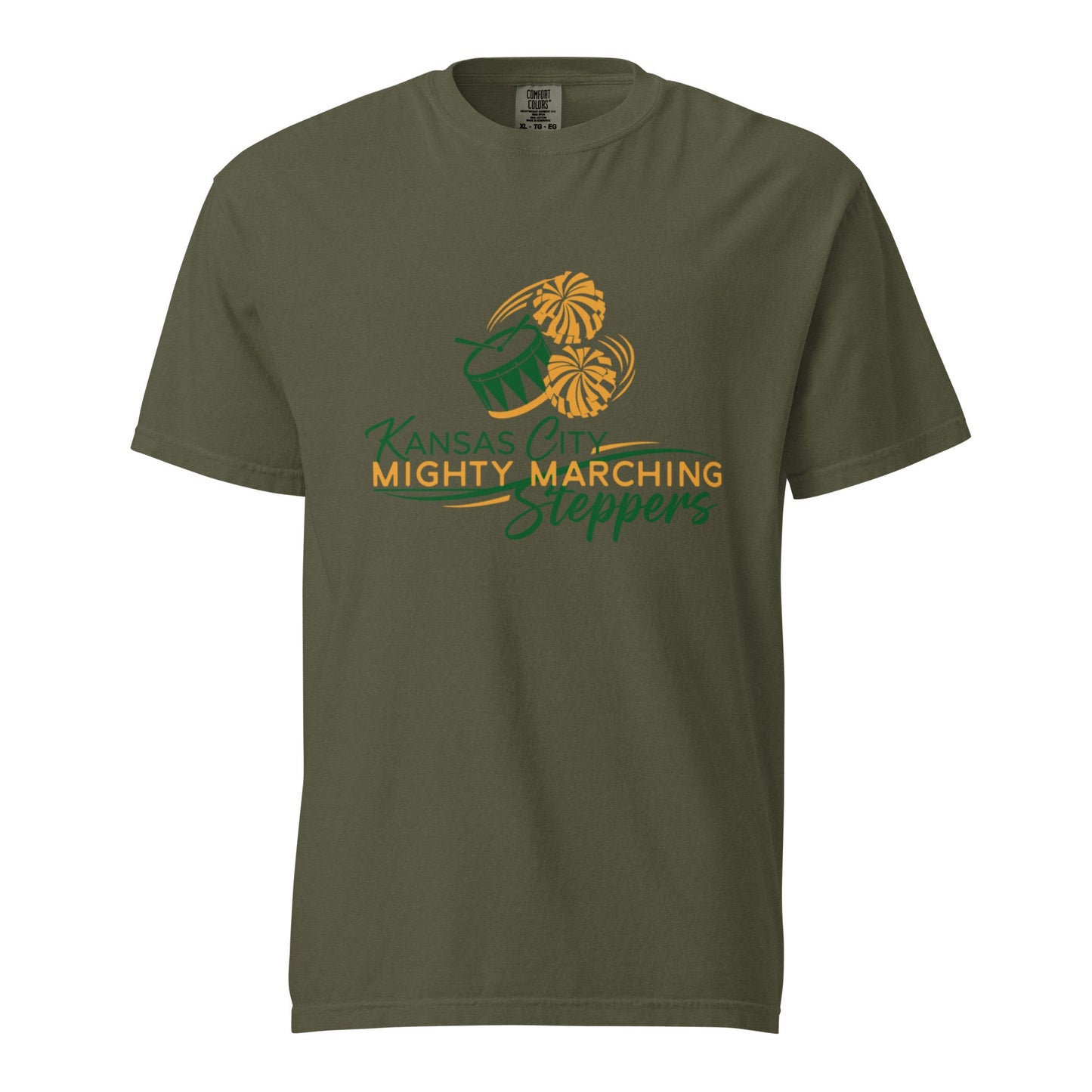 Signature | Comfort Colors T-Shirt | KC Mighty Marching Steppers | Script Logo