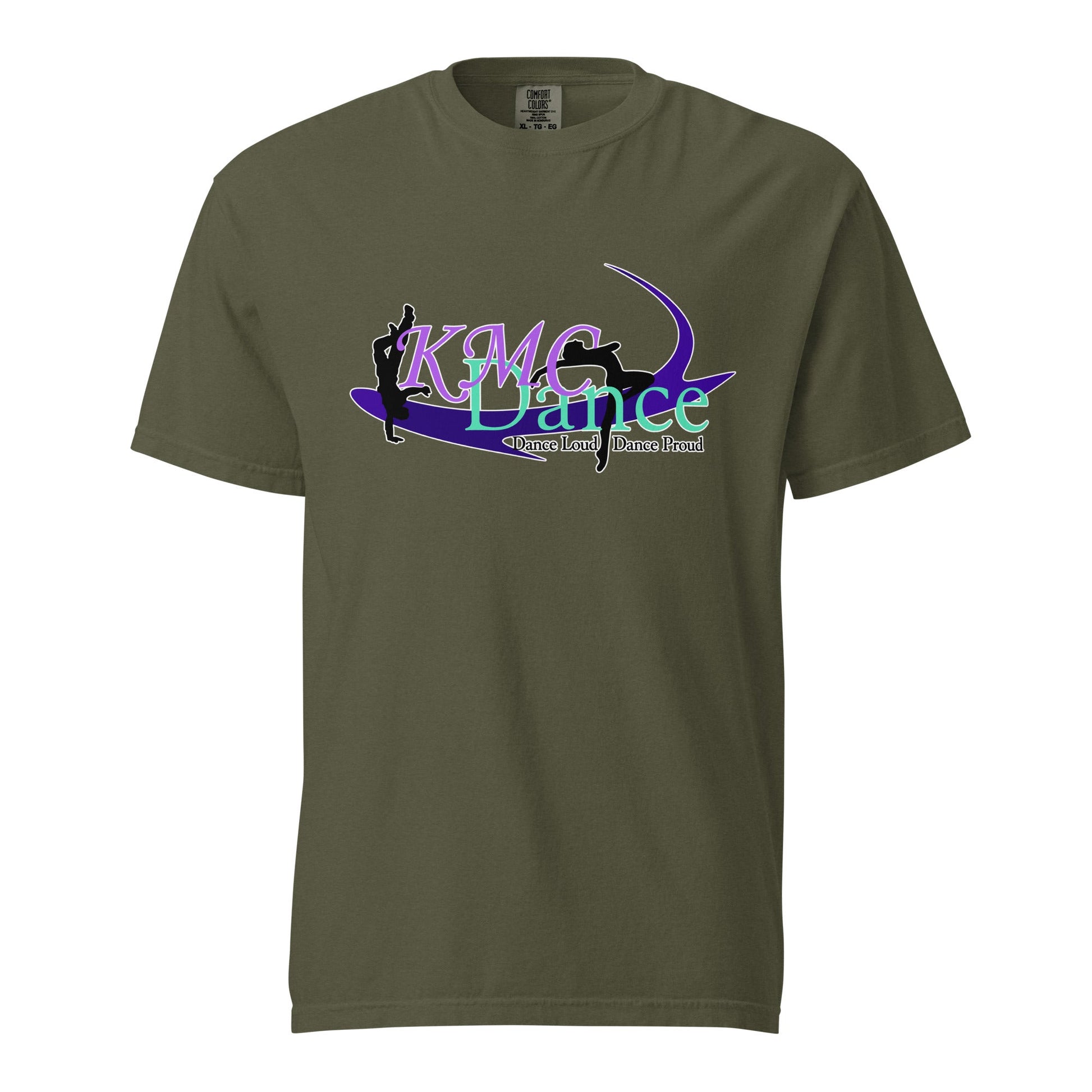 Signature | Comfort Colors T-Shirt | KMC Dance & Gymnastics | Emblem Logo