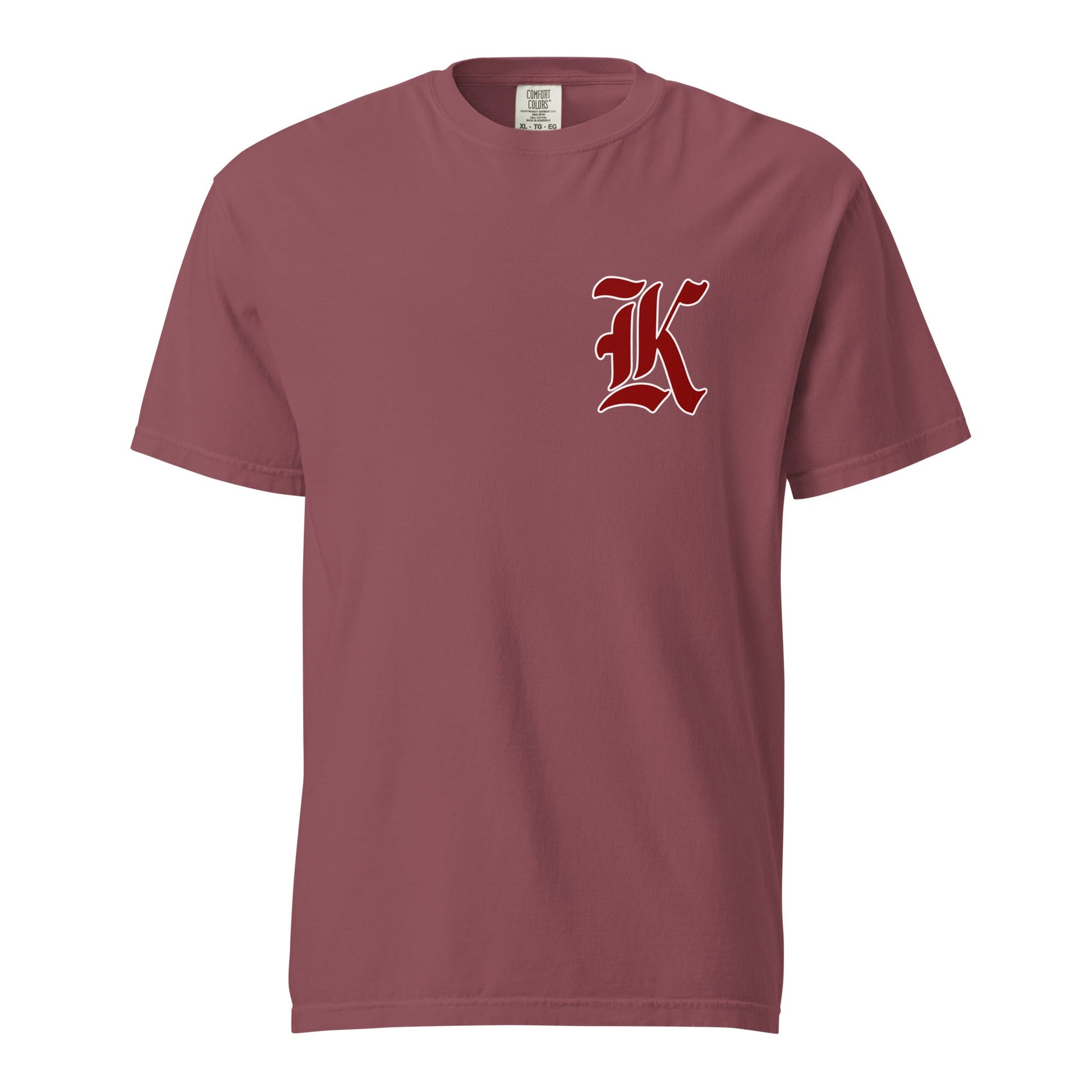 Signature | Comfort Colors T-Shirt | Kofa Baseball Booster Club | Crest Lettermark Logo