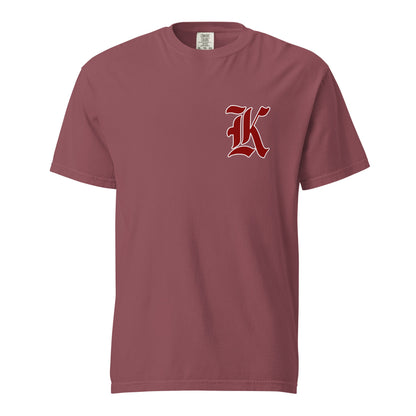 Signature | Comfort Colors T-Shirt | Kofa Baseball Booster Club | Crest Lettermark Logo