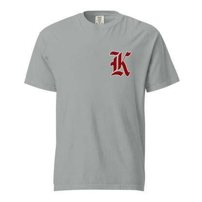 Signature | Comfort Colors T-Shirt | Kofa Baseball Booster Club | Crest Lettermark Logo