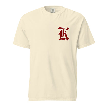 Signature | Comfort Colors T-Shirt | Kofa Baseball Booster Club | Crest Lettermark Logo