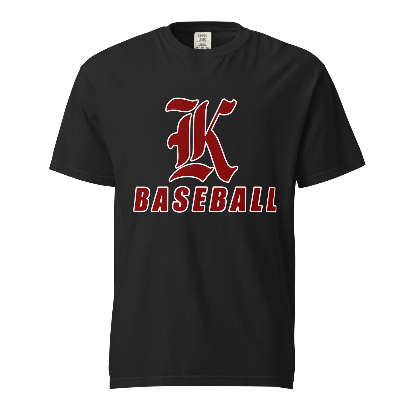 Signature | Comfort Colors T-Shirt | Kofa Baseball Booster Club | Vanguard Logo