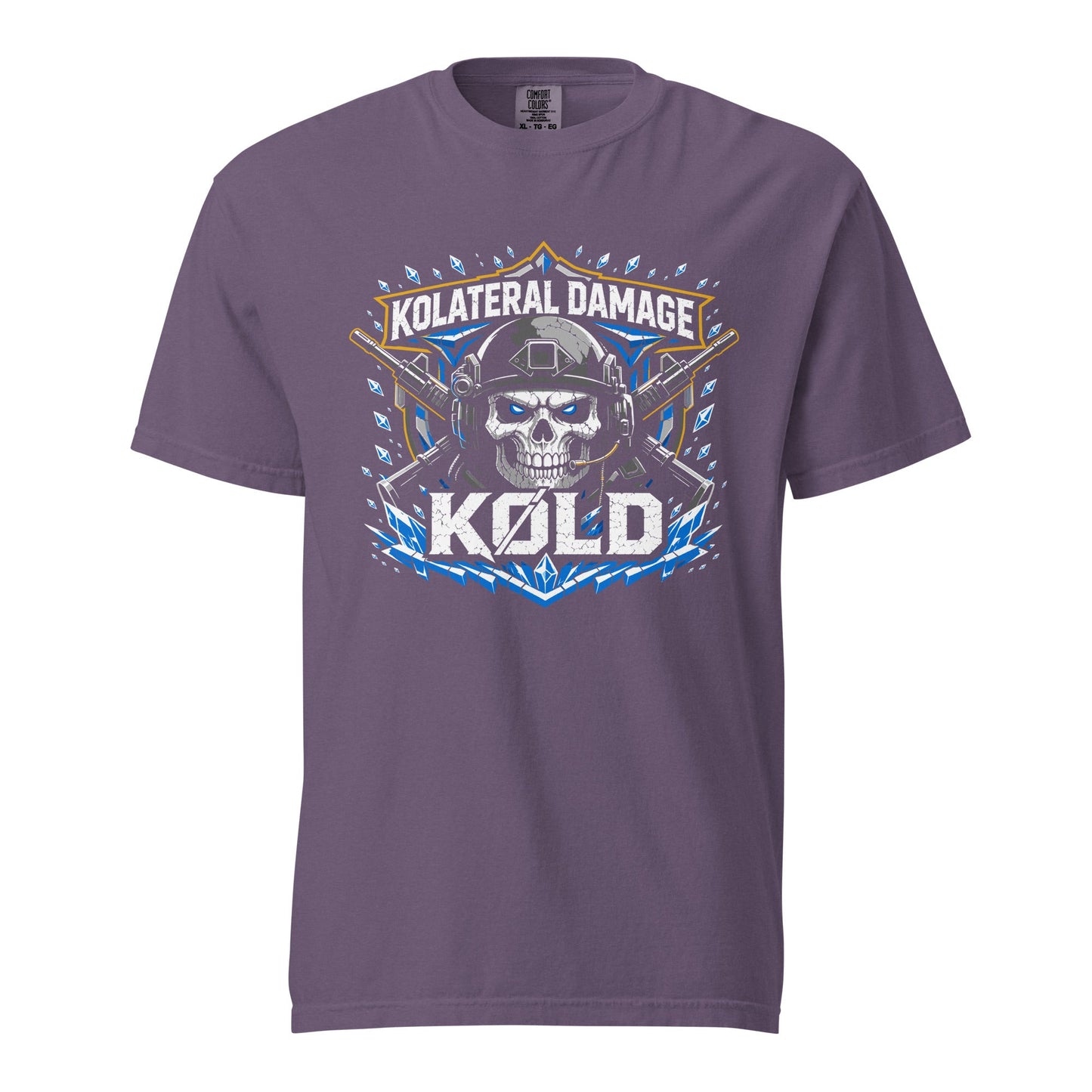 Signature | Comfort Colors T-Shirt | Kolateral Damage E-Sports | Emblem Logo