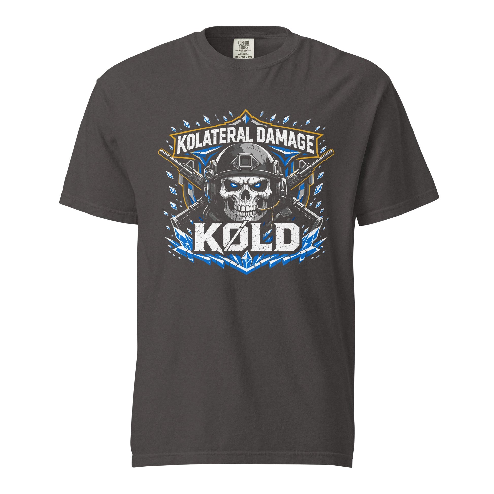 Signature | Comfort Colors T-Shirt | Kolateral Damage E-Sports | Emblem Logo