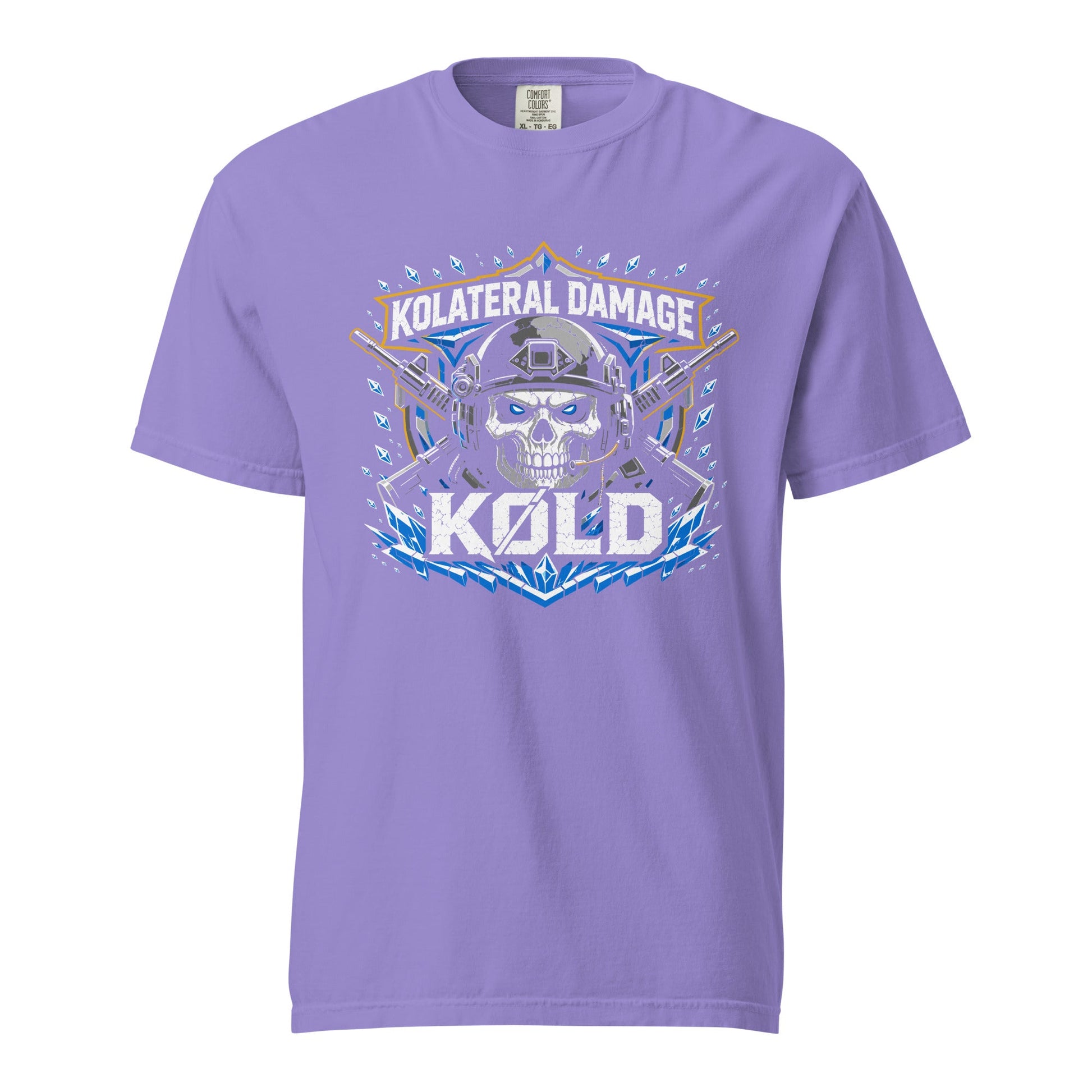 Signature | Comfort Colors T-Shirt | Kolateral Damage E-Sports | Emblem Logo