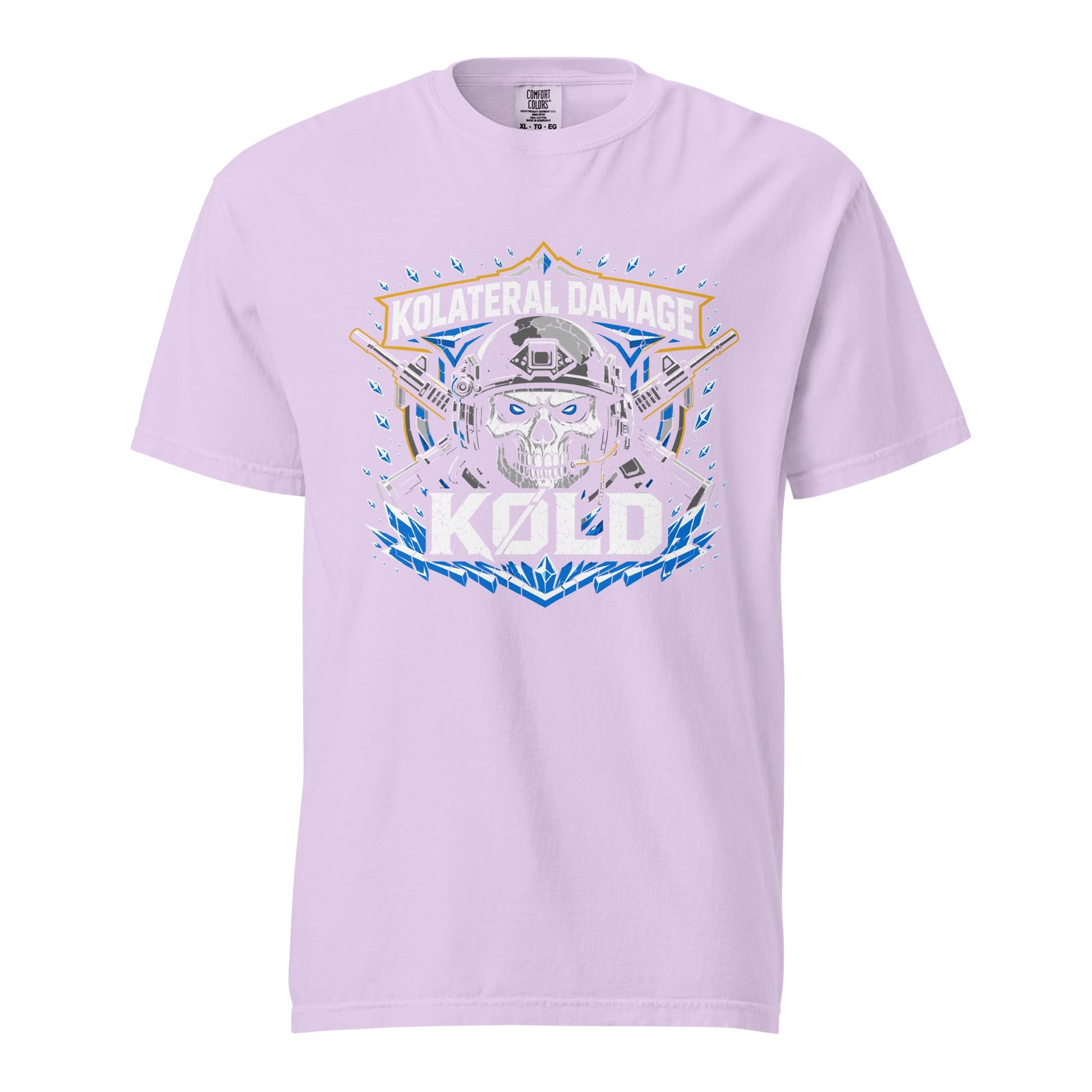 Signature | Comfort Colors T-Shirt | Kolateral Damage E-Sports | Emblem Logo