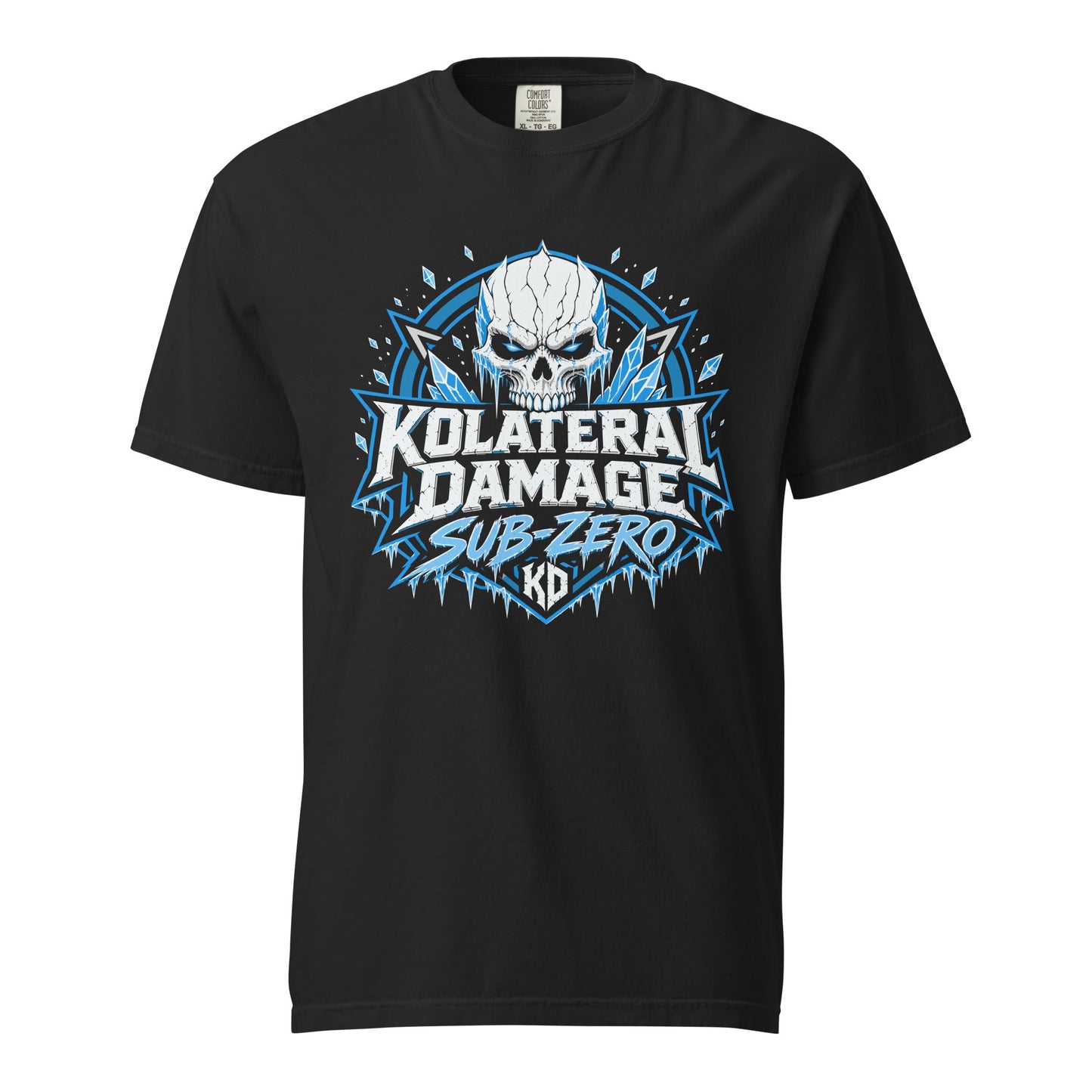 Signature | Comfort Colors T-Shirt | Kolateral Damage E-Sports | Shield Logo