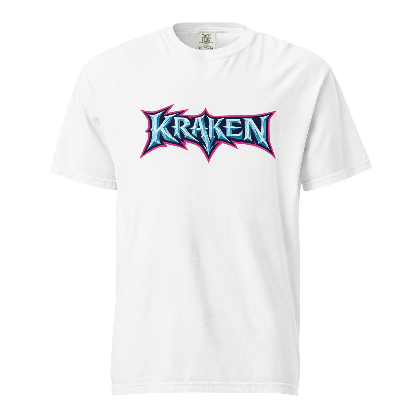 Signature | Comfort Colors T-Shirt | Kraken Fastpitch | Script Logo