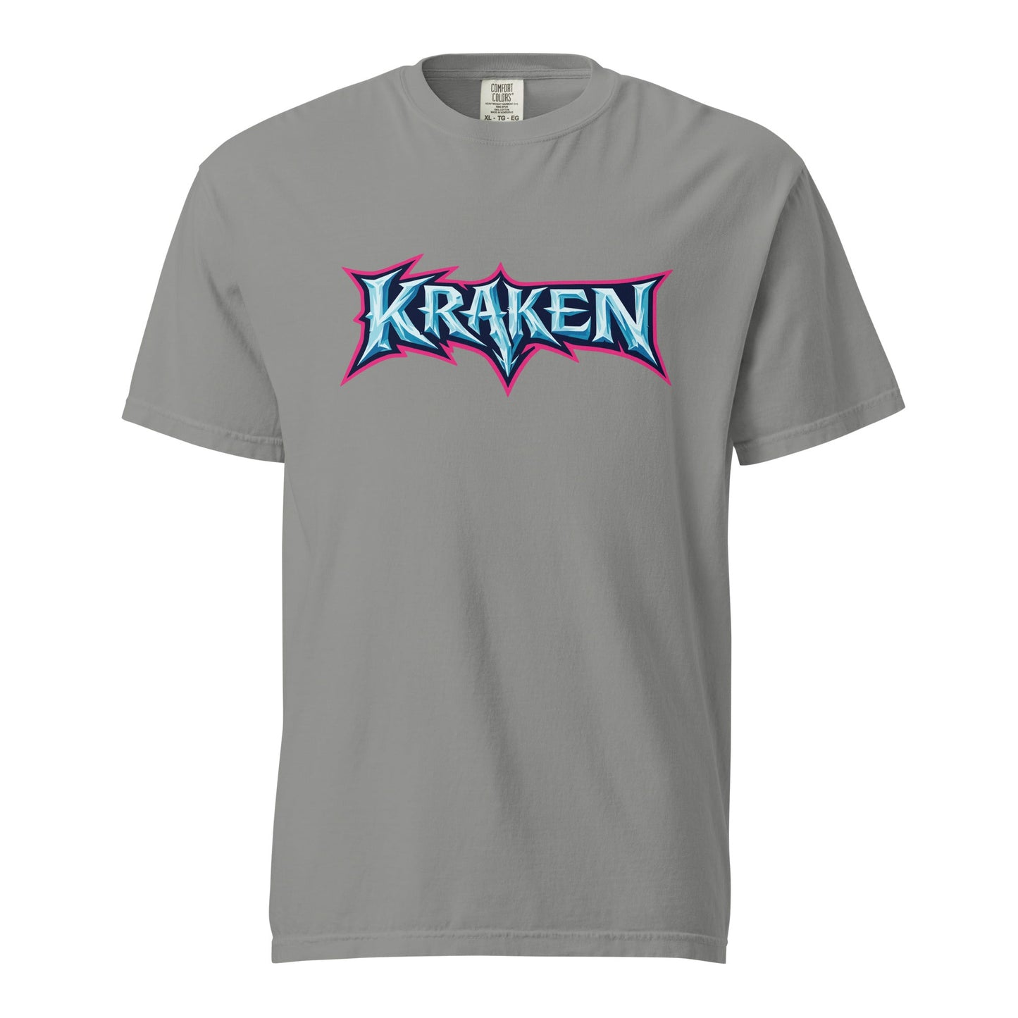 Signature | Comfort Colors T-Shirt | Kraken Fastpitch | Script Logo