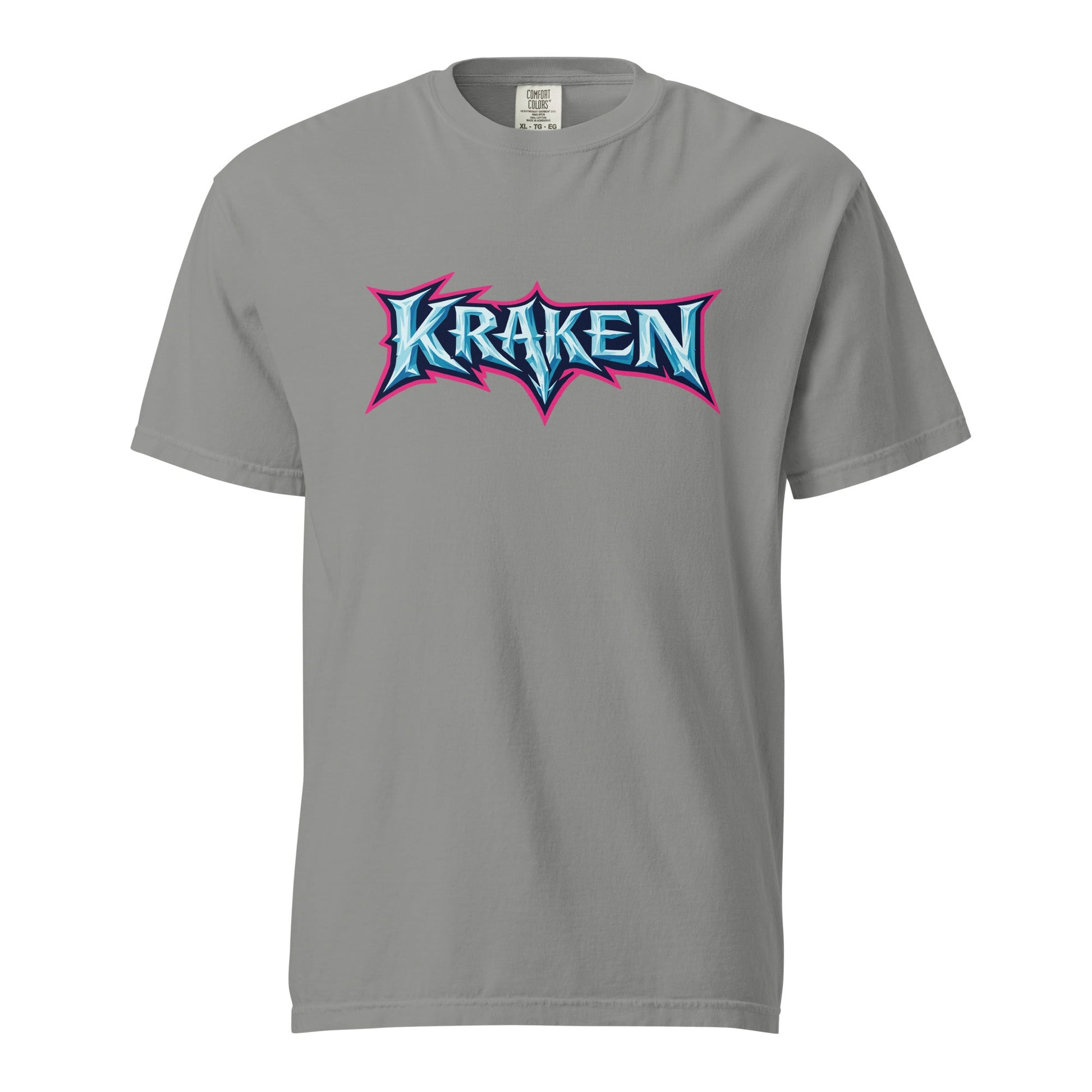 Signature | Comfort Colors T-Shirt | Kraken Fastpitch | Script Logo