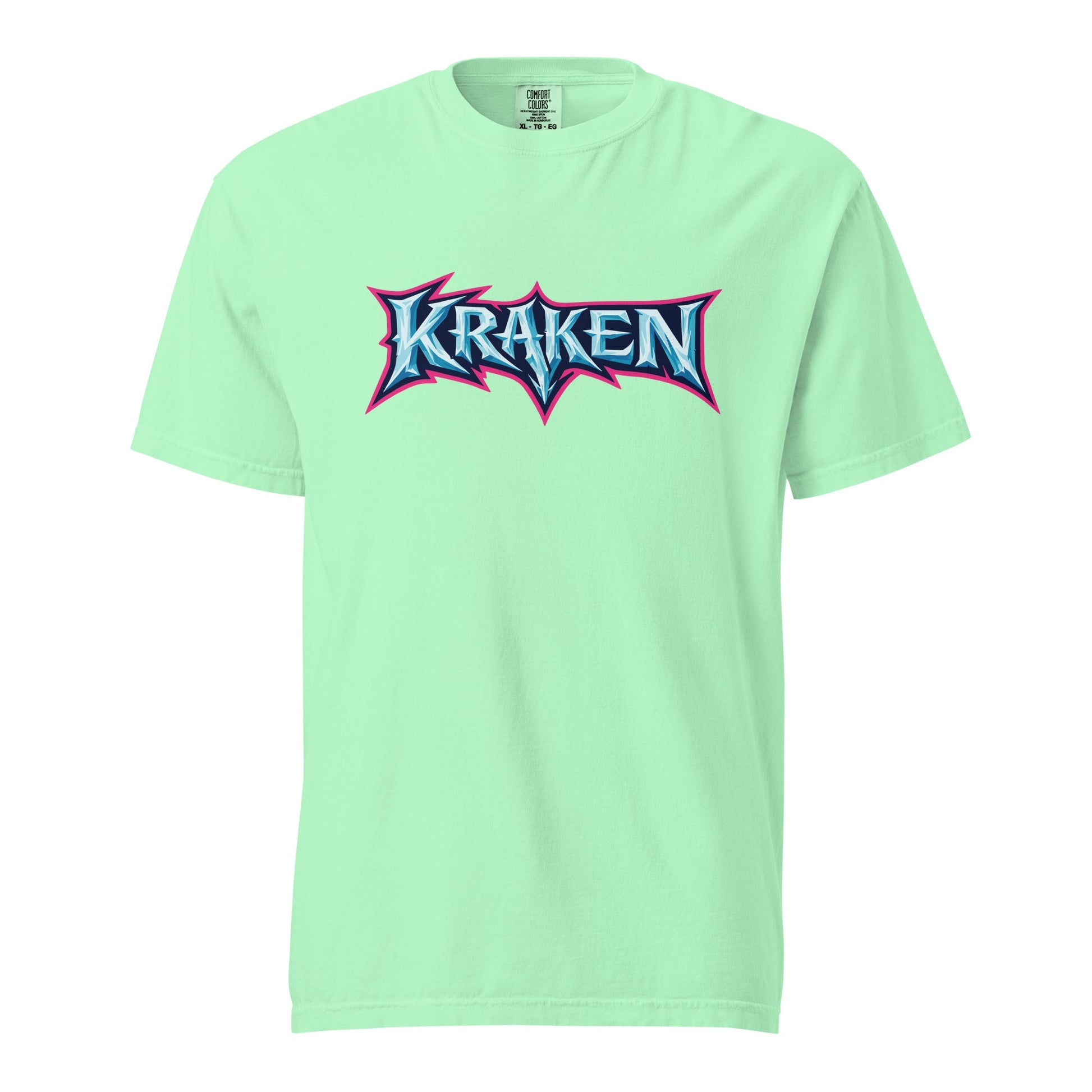 Signature | Comfort Colors T-Shirt | Kraken Fastpitch | Script Logo