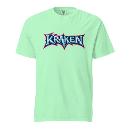 Signature | Comfort Colors T-Shirt | Kraken Fastpitch | Script Logo