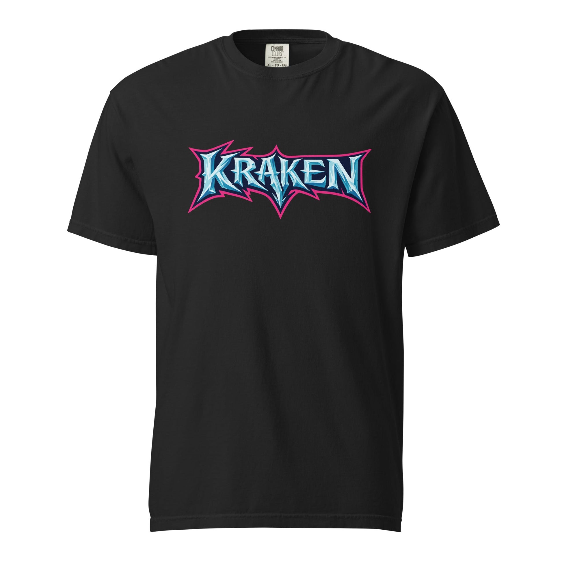 Signature | Comfort Colors T-Shirt | Kraken Fastpitch | Script Logo