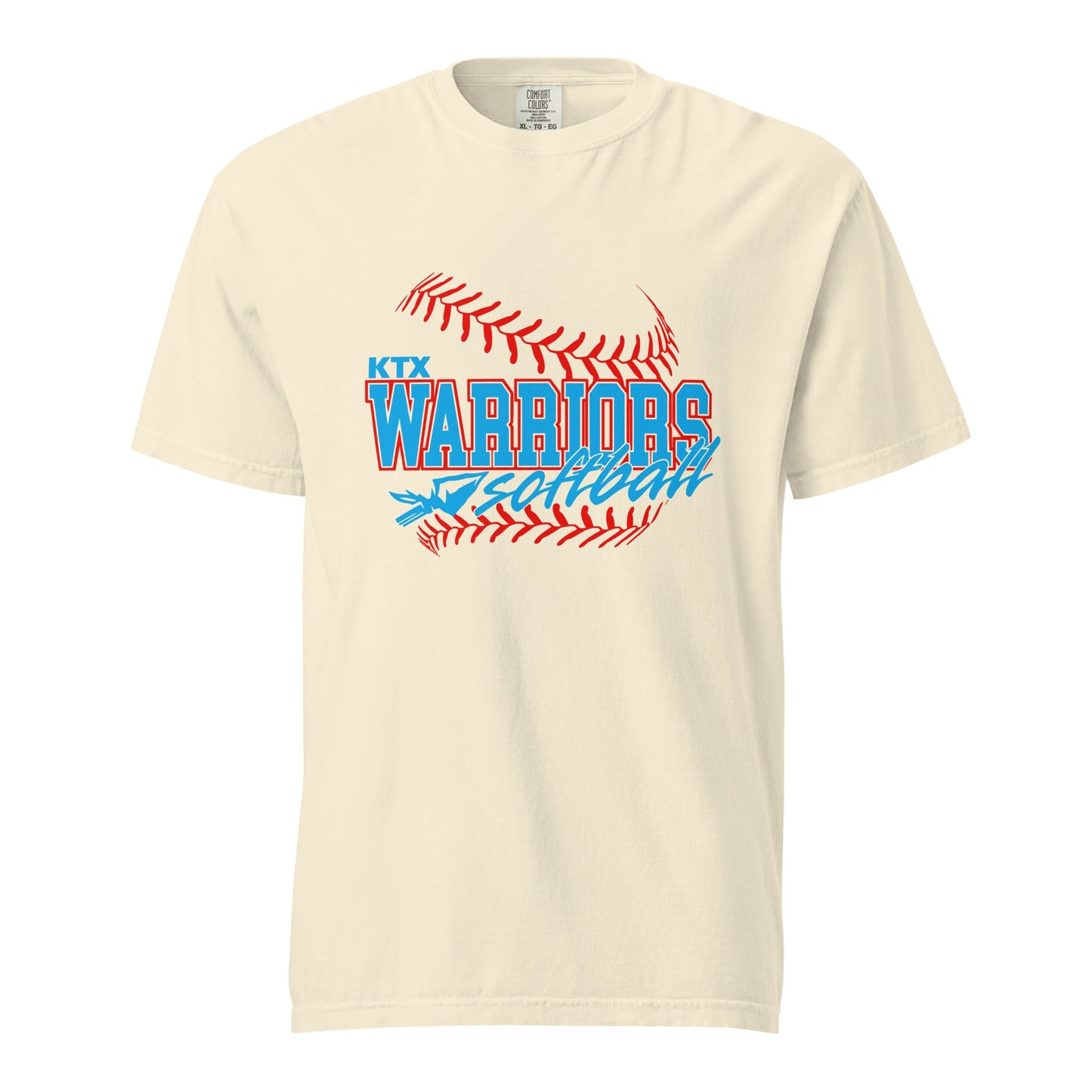 Signature | Comfort Colors T-Shirt | KTX Warriors | Softball Logo