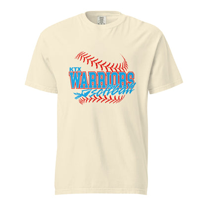 Signature | Comfort Colors T-Shirt | KTX Warriors | Softball Logo