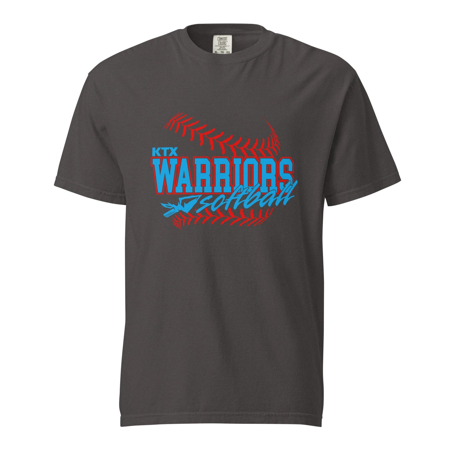Signature | Comfort Colors T-Shirt | KTX Warriors | Softball Logo