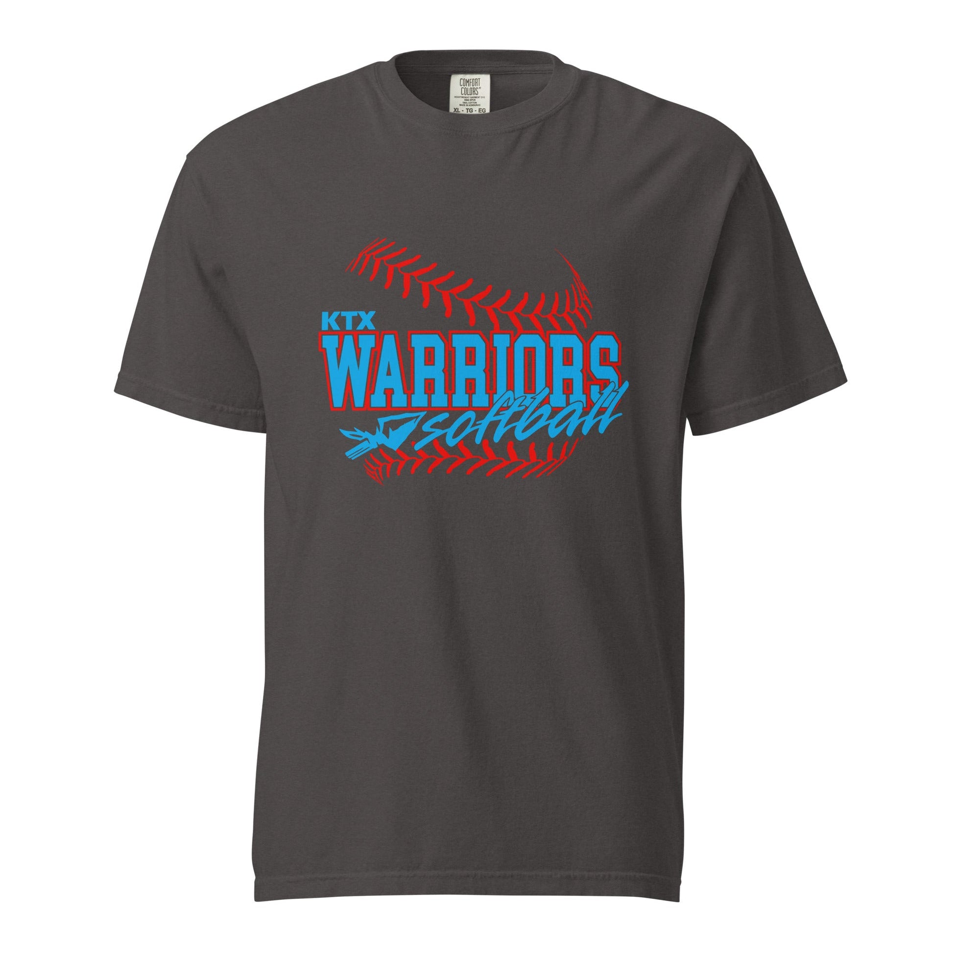 Signature | Comfort Colors T-Shirt | KTX Warriors | Softball Logo