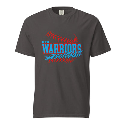 Signature | Comfort Colors T-Shirt | KTX Warriors | Softball Logo