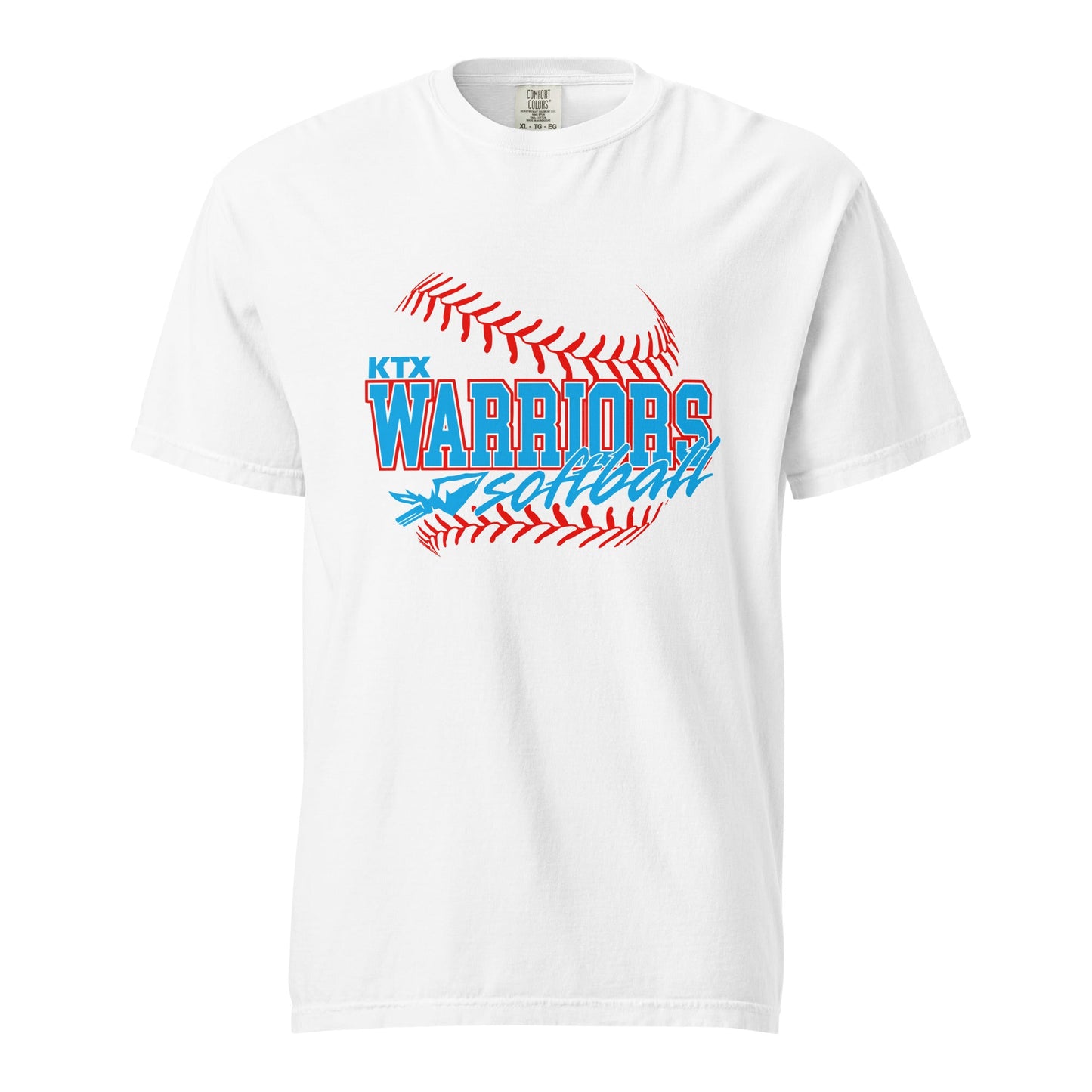 Signature | Comfort Colors T-Shirt | KTX Warriors | Softball Logo