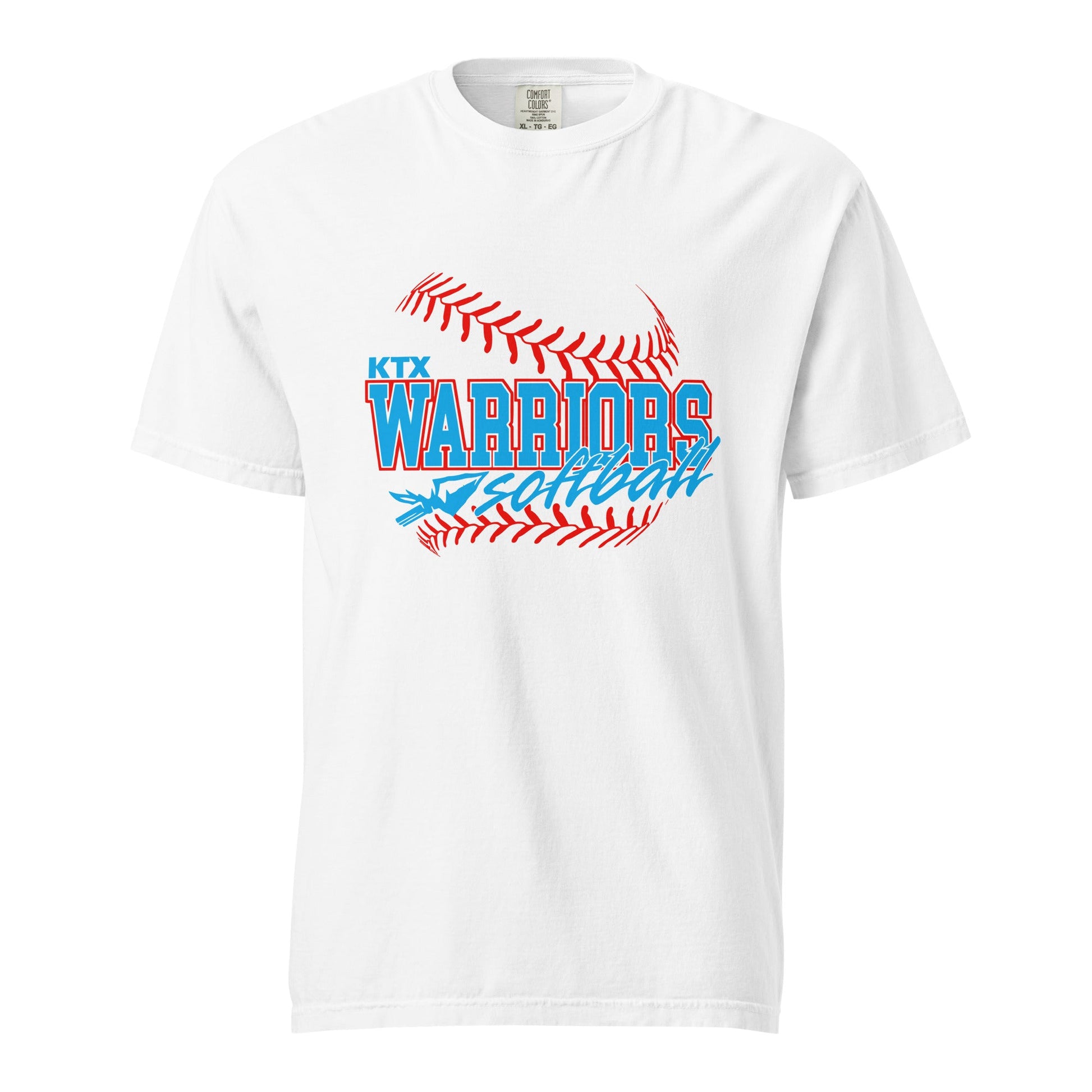 Signature | Comfort Colors T-Shirt | KTX Warriors | Softball Logo