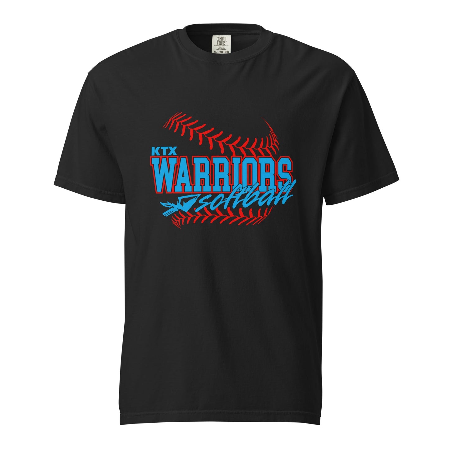 Signature | Comfort Colors T-Shirt | KTX Warriors | Softball Logo