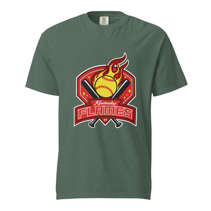 Signature | Comfort Colors T-Shirt | KY Flames | Emblem Logo