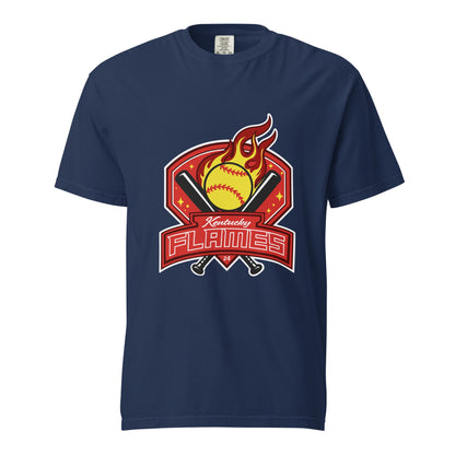 Signature | Comfort Colors T-Shirt | KY Flames | Emblem Logo