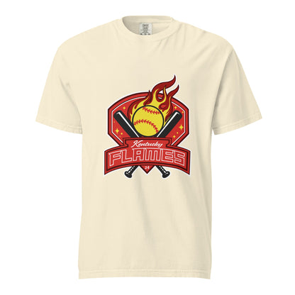 Signature | Comfort Colors T-Shirt | KY Flames | Emblem Logo
