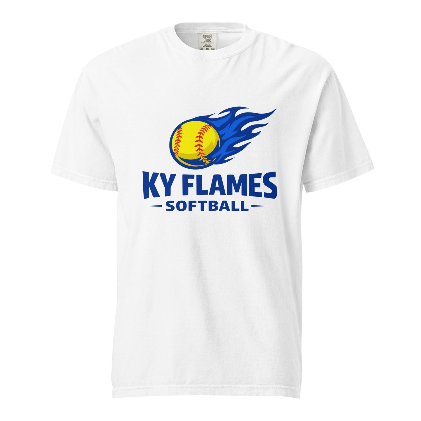 Signature | Comfort Colors T-Shirt | KY Flames | Mark Logo