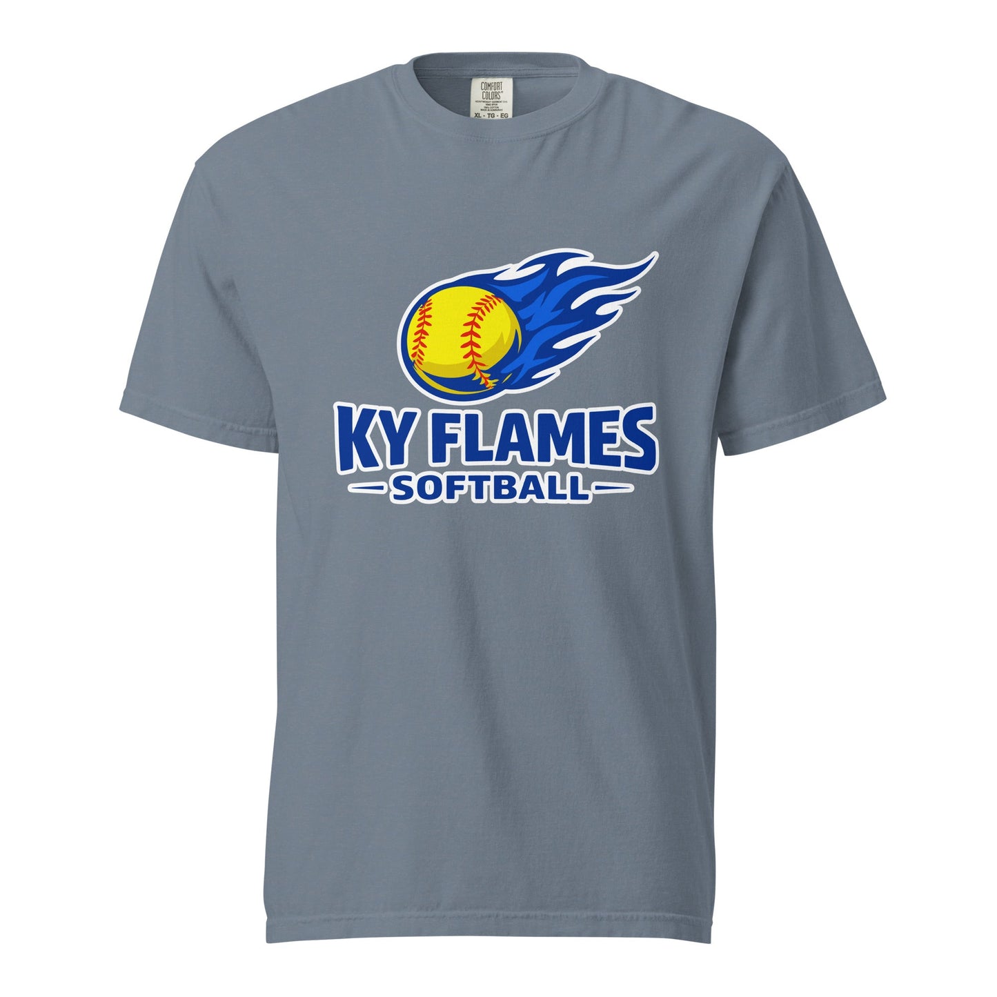 Signature | Comfort Colors T-Shirt | KY Flames | Mark Logo
