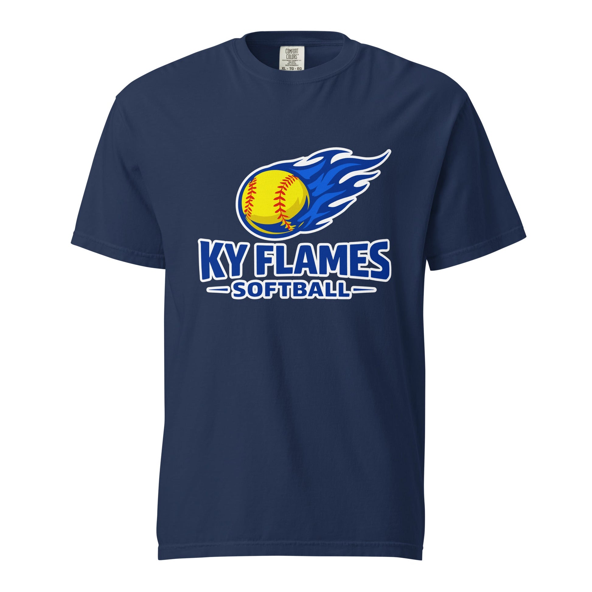 Signature | Comfort Colors T-Shirt | KY Flames | Mark Logo