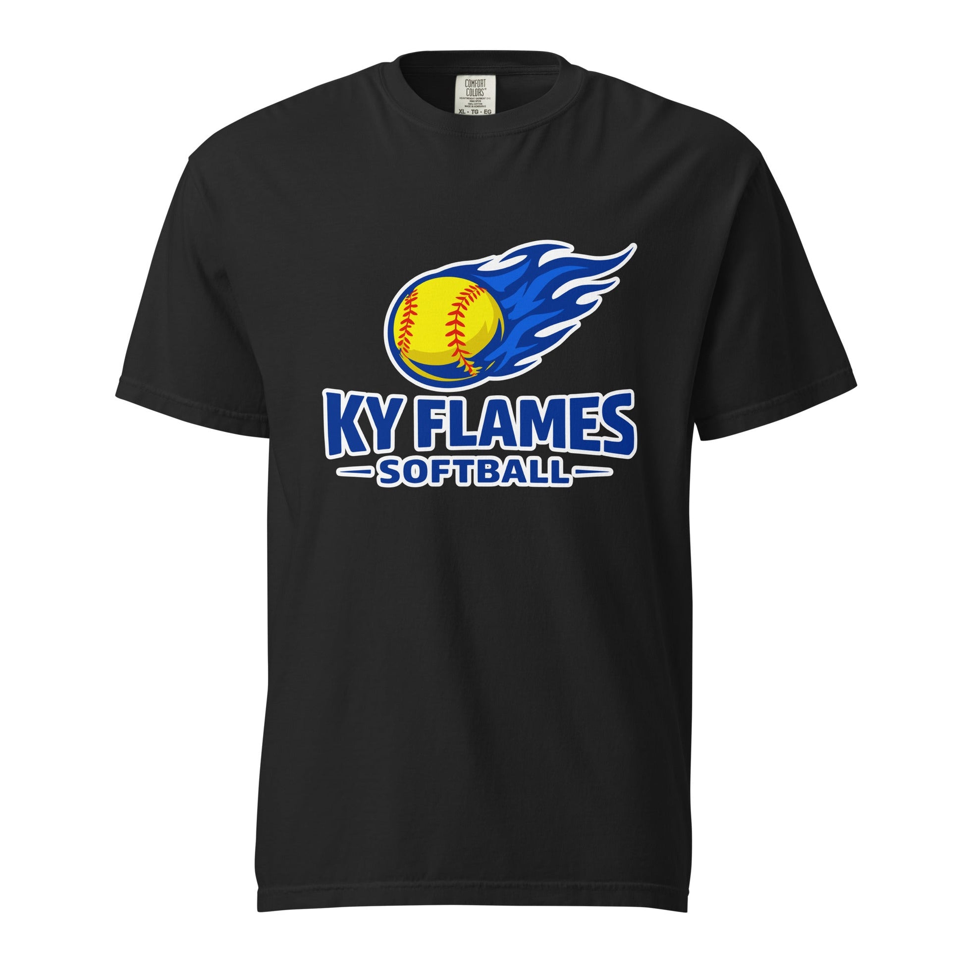 Signature | Comfort Colors T-Shirt | KY Flames | Mark Logo