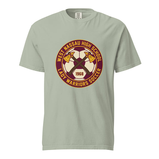 Signature | Comfort Colors T-Shirt | Lady Warrior Soccer Booster Club | Lady Warriors Logo