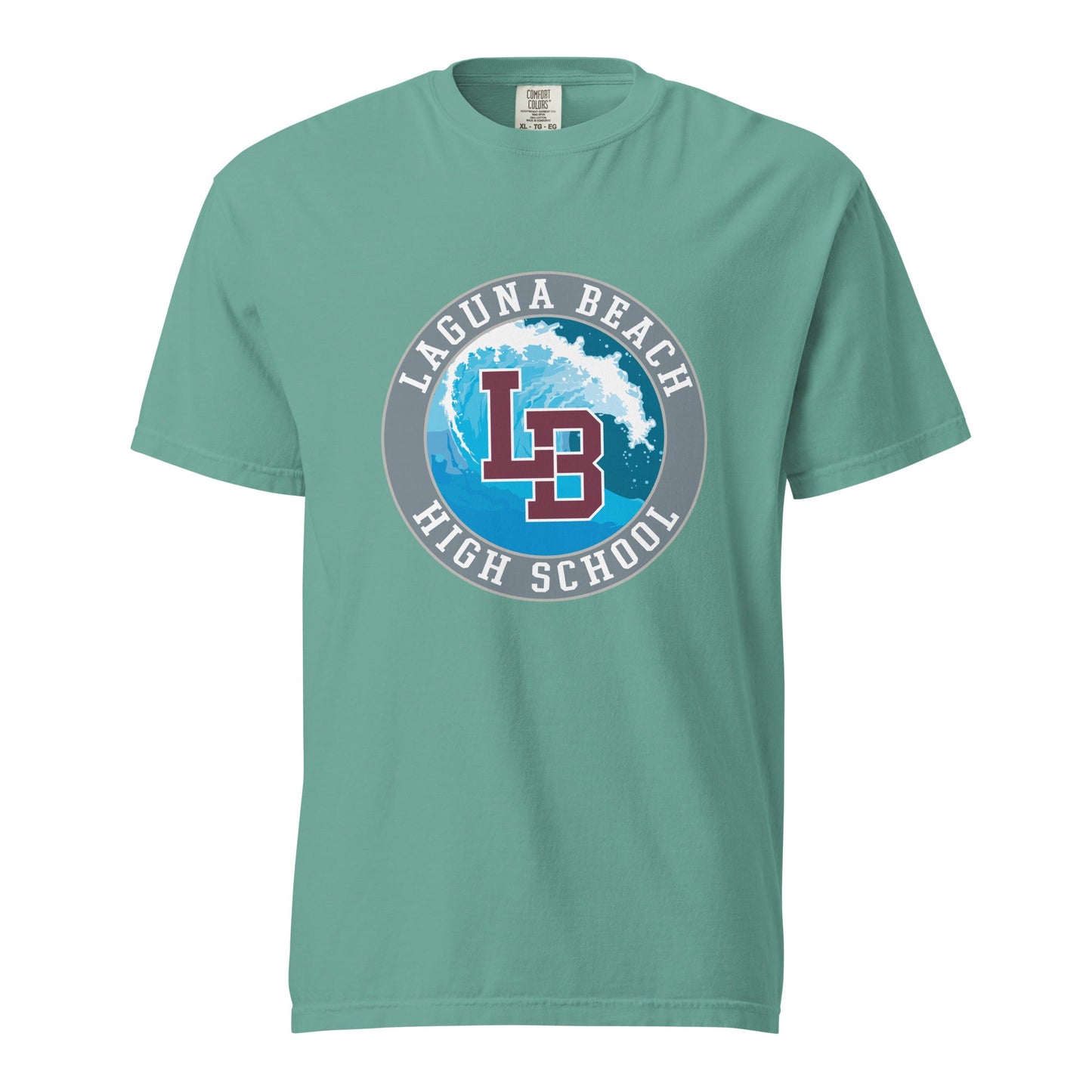 Signature | Comfort Colors T-Shirt | Laguna Beach High School Wrestling | Wave Logo