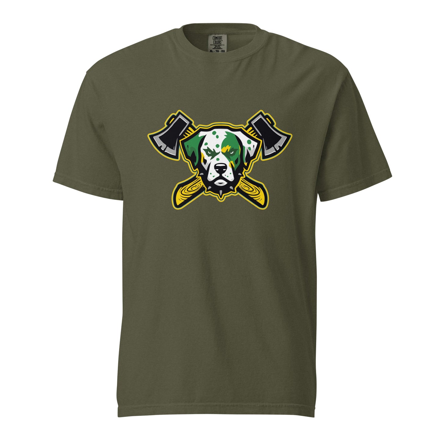 Signature | Comfort Colors T-Shirt | Lake Erie Power Pines | Axe Logo