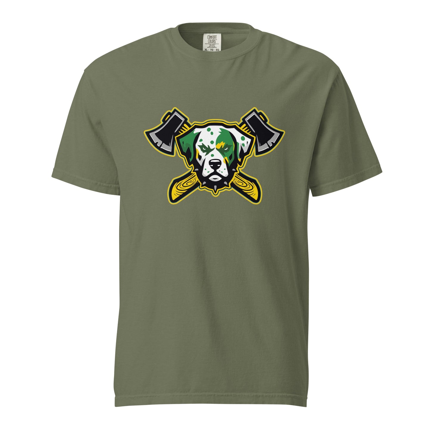 Signature | Comfort Colors T-Shirt | Lake Erie Power Pines | Axe Logo