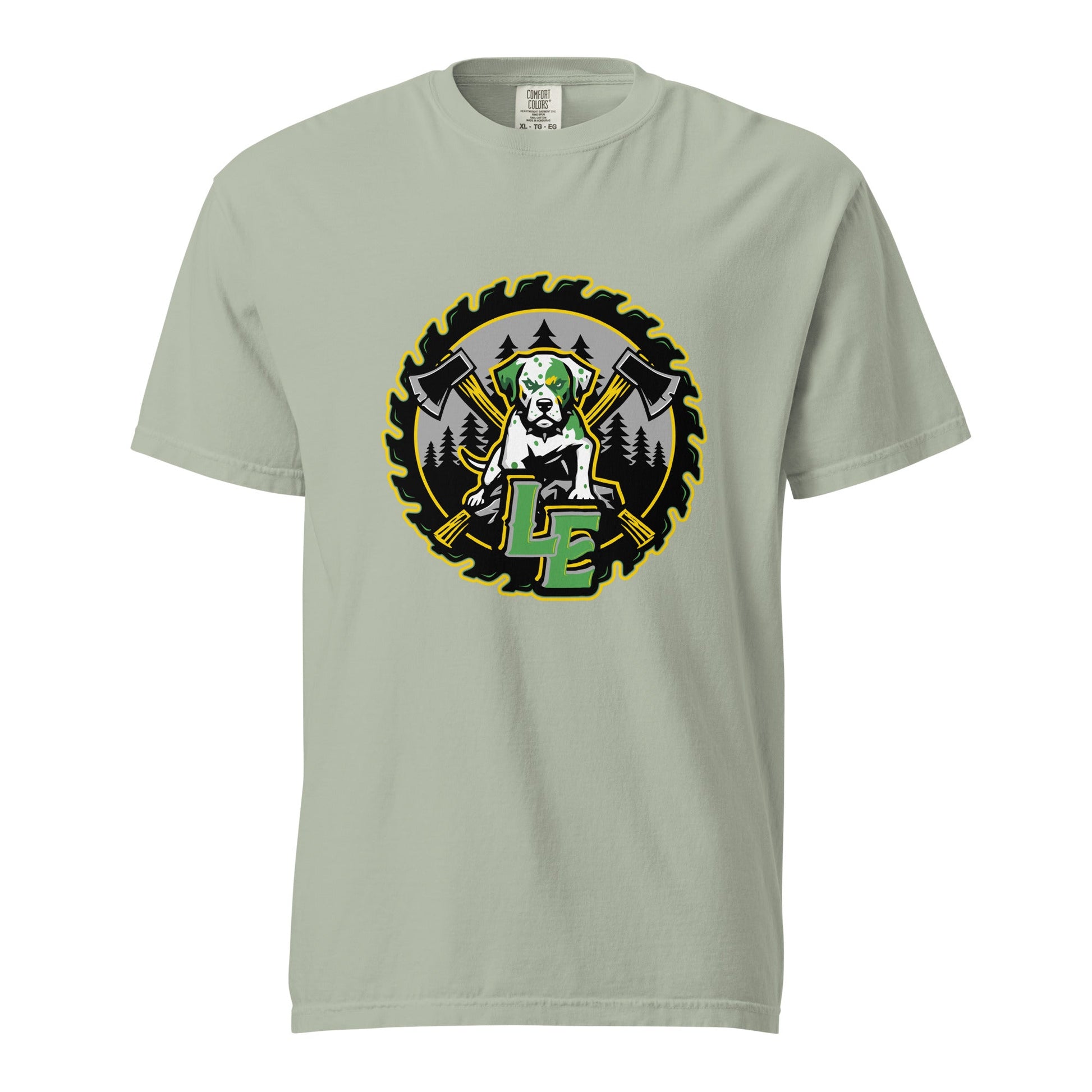 Signature | Comfort Colors T-Shirt | Lake Erie Power Pines | Saw Logo