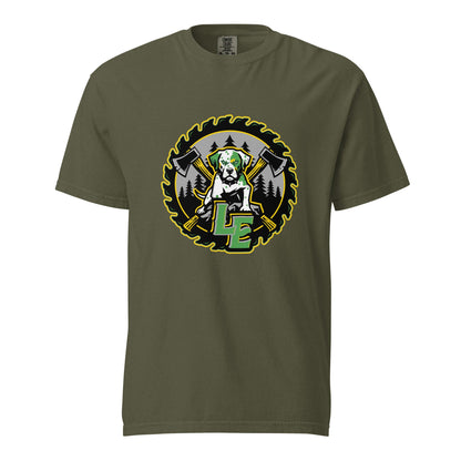 Signature | Comfort Colors T-Shirt | Lake Erie Power Pines | Saw Logo