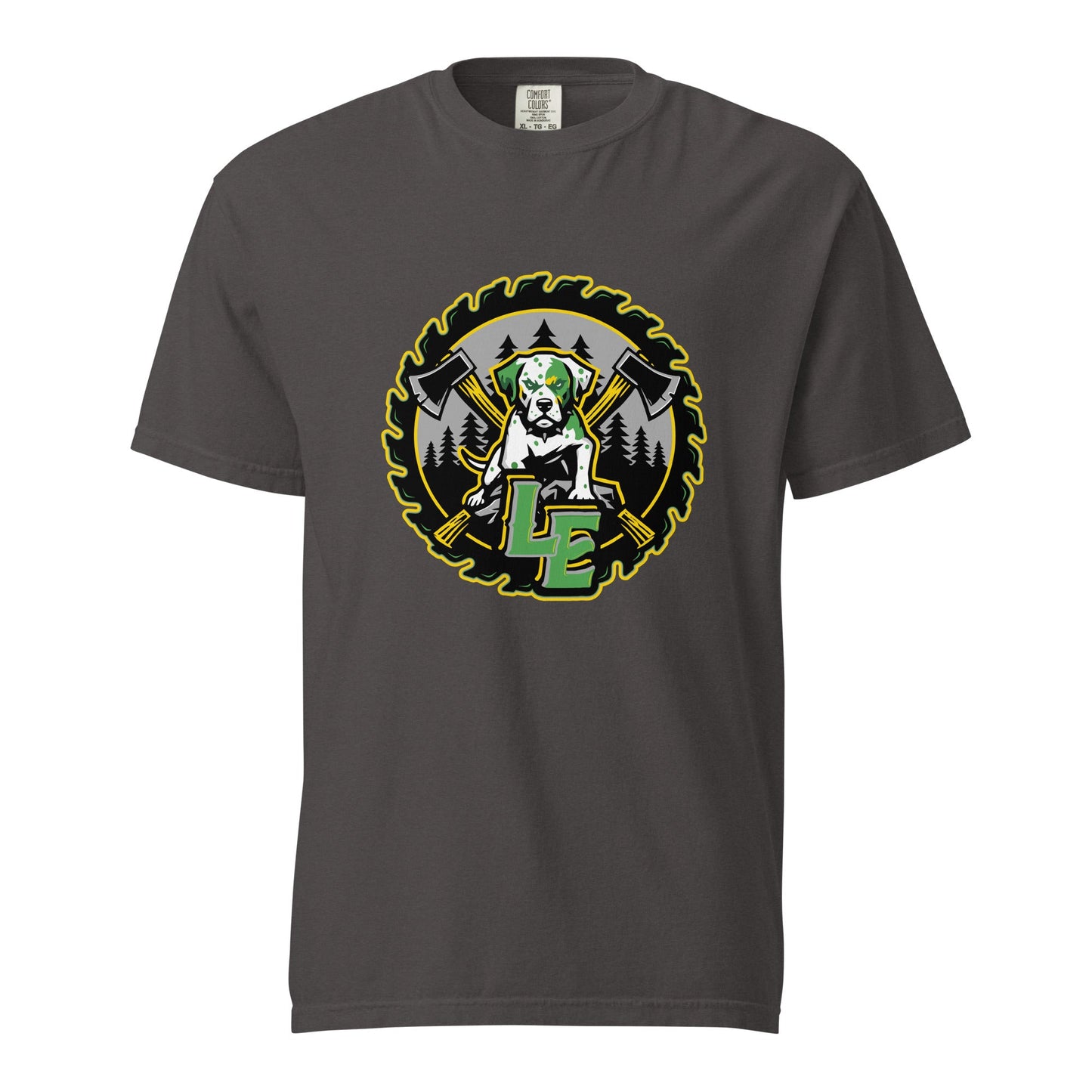 Signature | Comfort Colors T-Shirt | Lake Erie Power Pines | Saw Logo