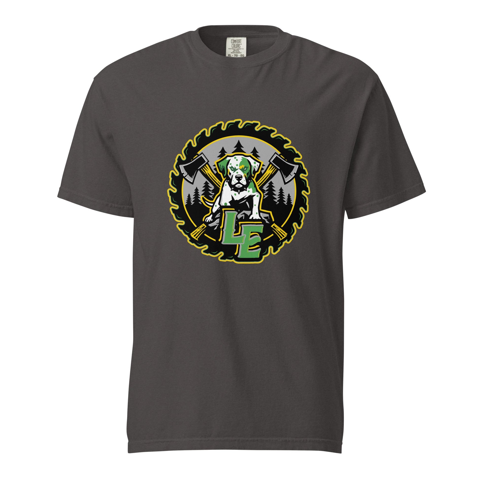 Signature | Comfort Colors T-Shirt | Lake Erie Power Pines | Saw Logo
