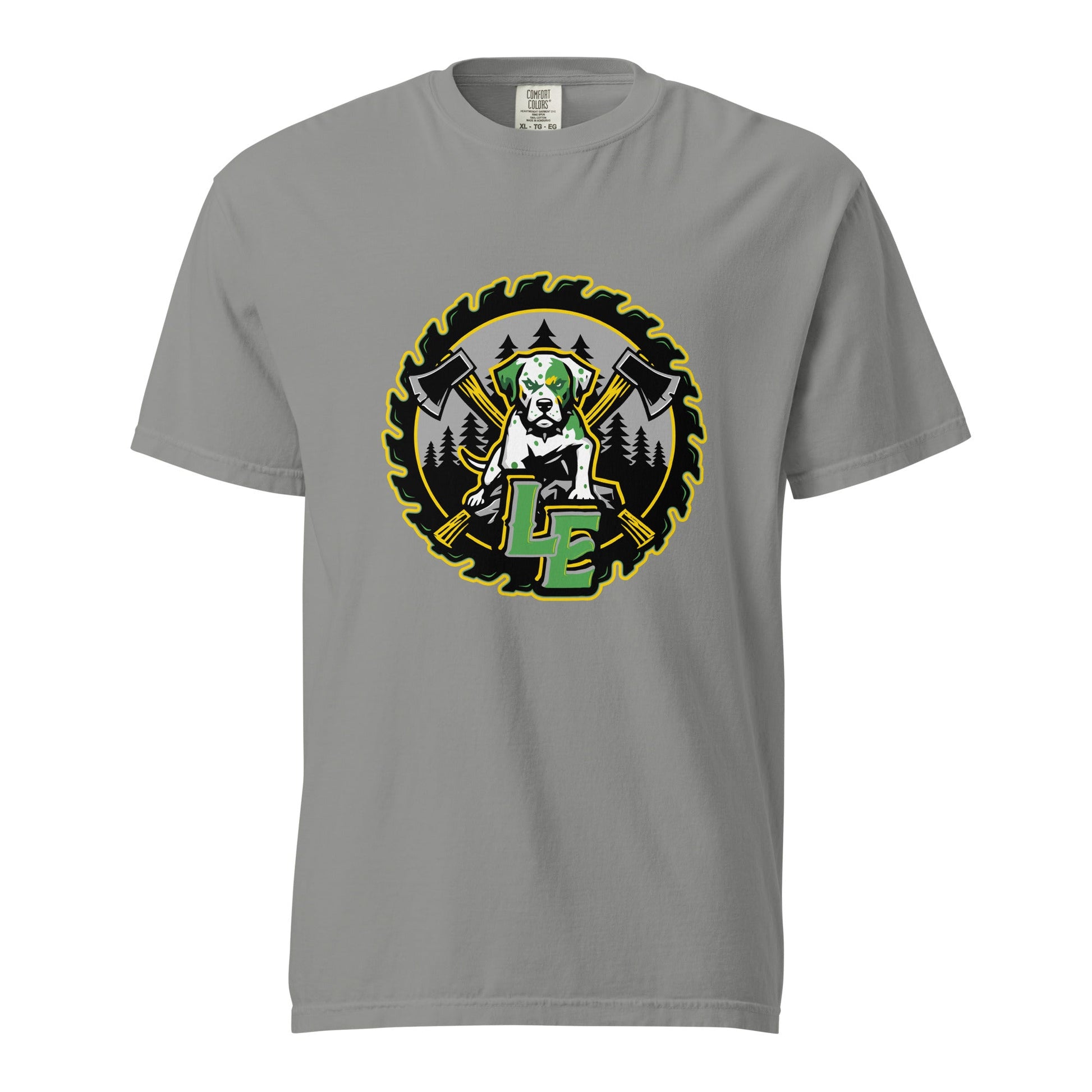 Signature | Comfort Colors T-Shirt | Lake Erie Power Pines | Saw Logo