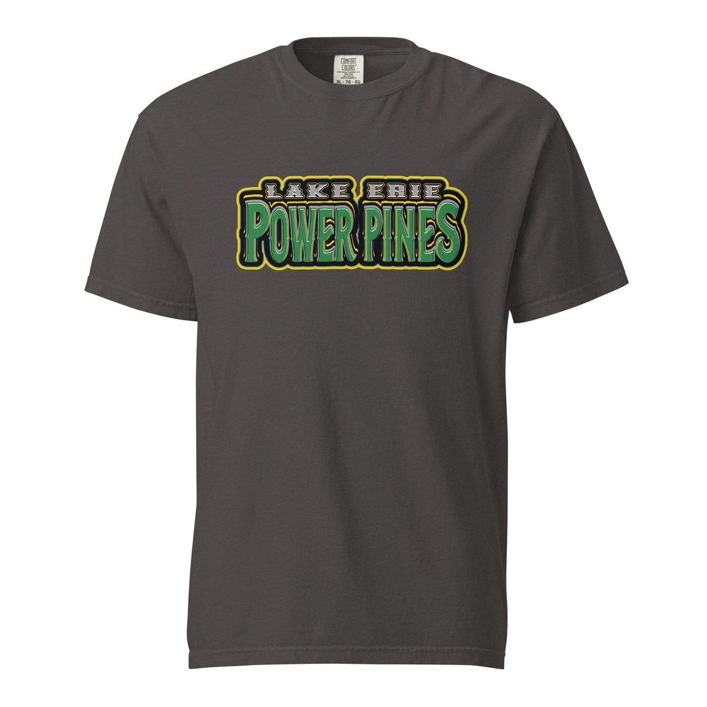 Signature | Comfort Colors T-Shirt | Lake Erie Power Pines | Script Logo